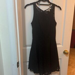 BB Dakota Black Lace Mini Dress